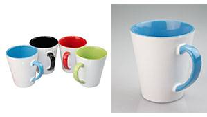 12oz Inner Handle Color Latte Cup