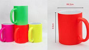 11oz Fluorescent Ceramic Cup