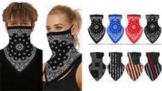 Summer Printed with American Flag Face Mask Summer Printed with American Flag Face Mask